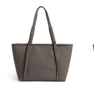 AllSaints Storm Grey Kepi Small East West Tote